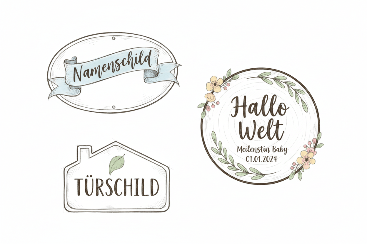 Schilder & Dekoration - Maximir-LaserWerk