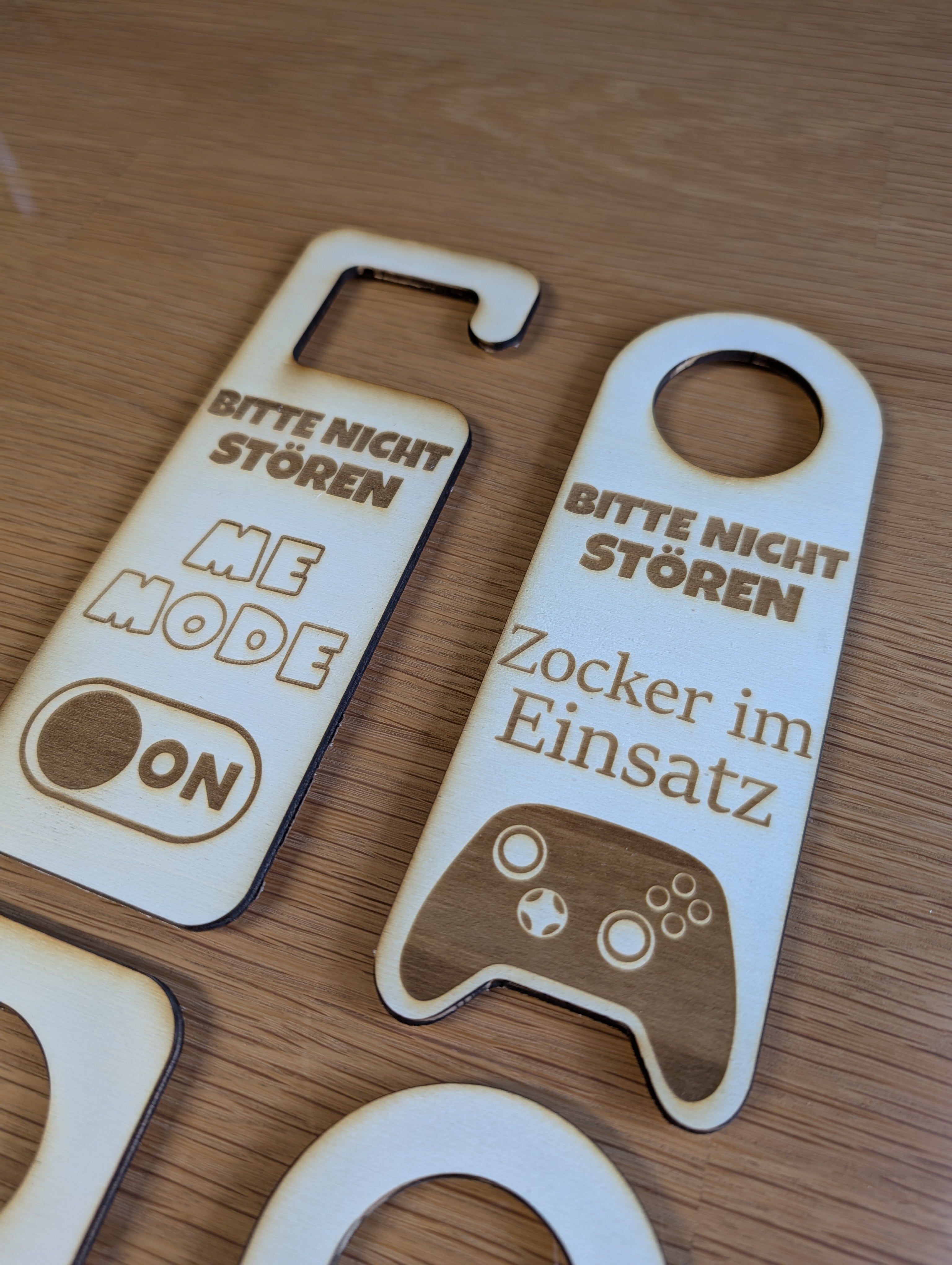 Türhänger Holz Spruch, Türanhänger, Bitte nicht stören Schild, Lustiges Geschenk, Home Office & Baby, Gamer