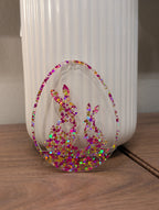 Osterdekoration Zwei Hässchen