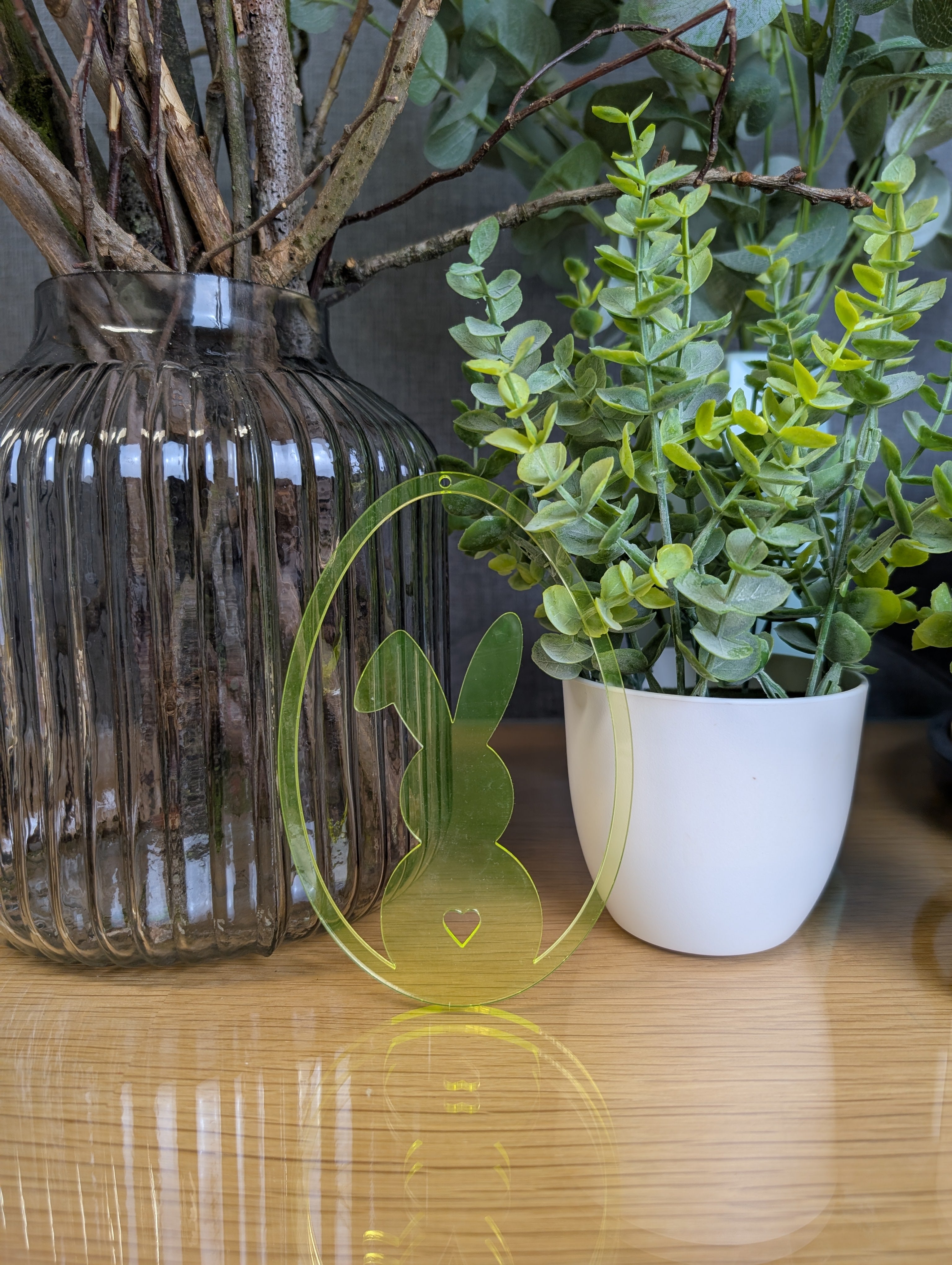 Osterdekoration Hasen Liebe