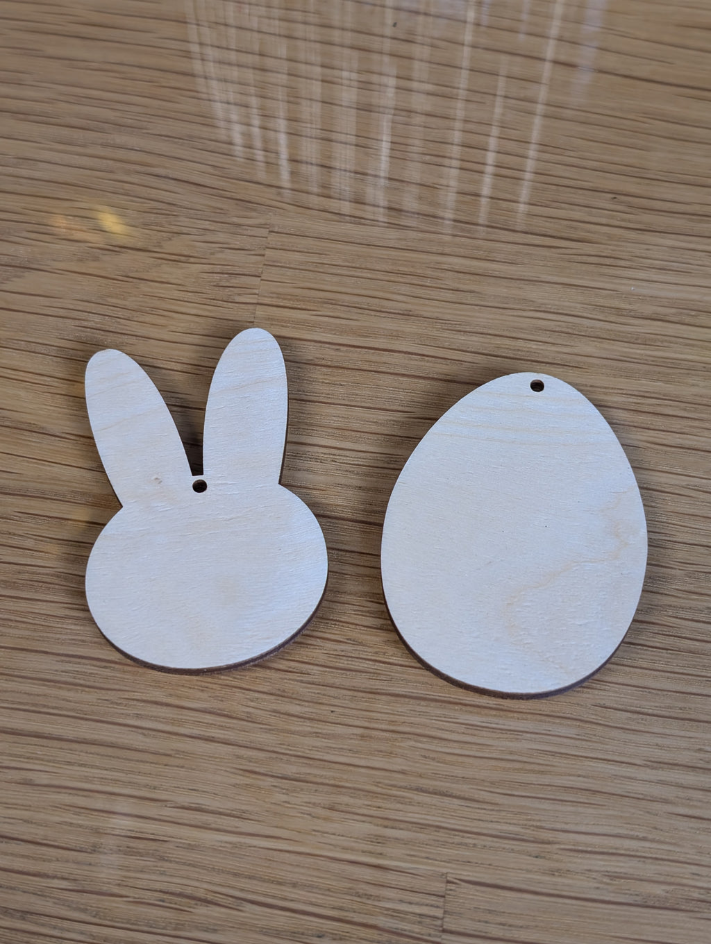 Osteranhänger-Set „Frühlingsmix“ – Minimalistische Holz-Anhänger