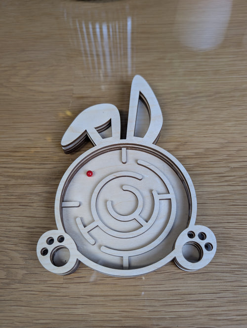 Hasen-Labyrinth Montessori-Geschicklichkeitsspiel