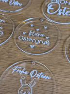 Oster-Design „Duo-Style“ | Anhänger & Wand-Deko aus Holz oder Acryl