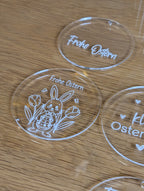 Oster-Design „Duo-Style“ | Anhänger & Wand-Deko aus Holz oder Acryl