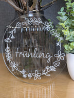 Wand-Dekoration Hallo Frühling