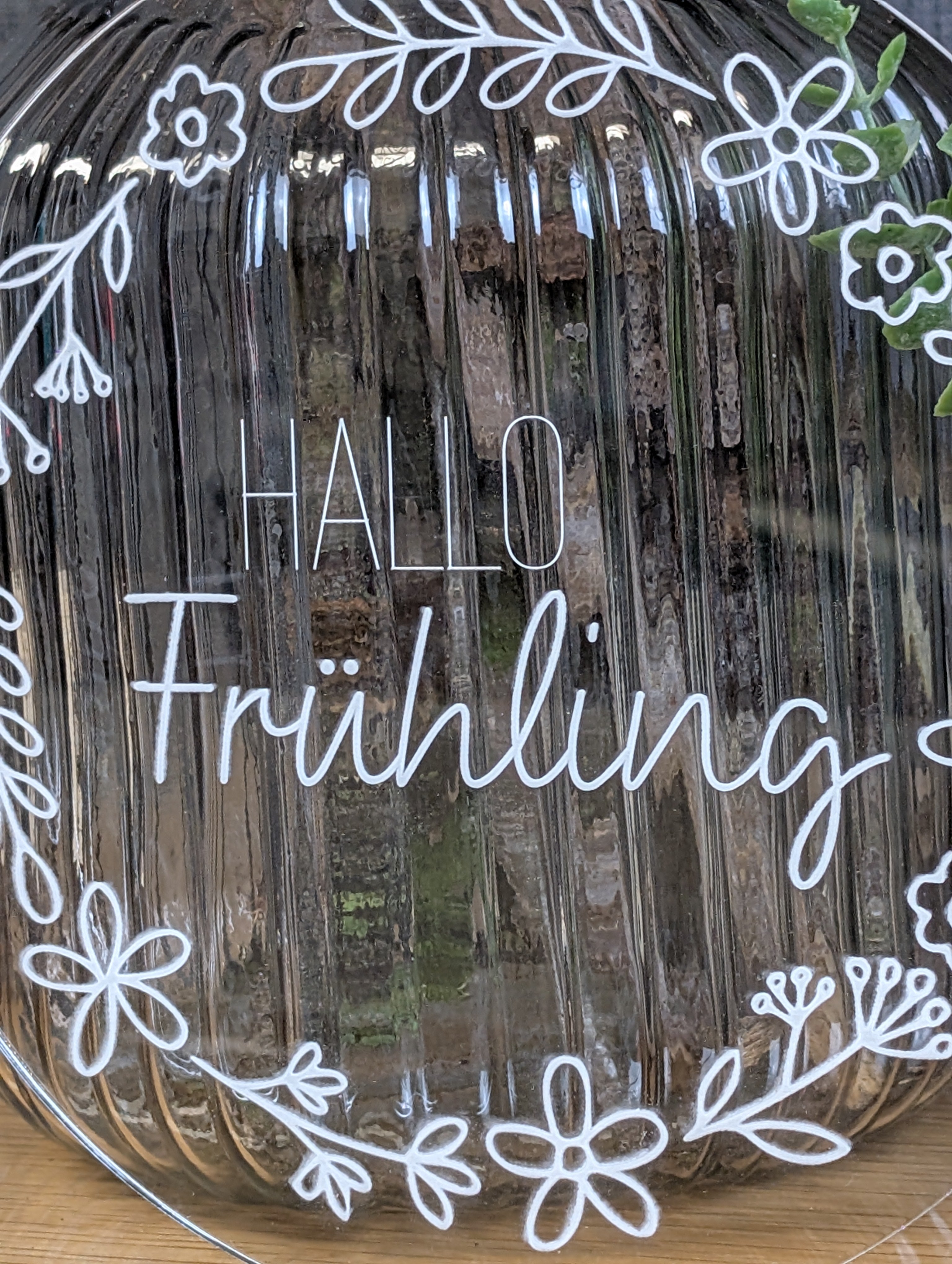 Wand-Dekoration Hallo Frühling