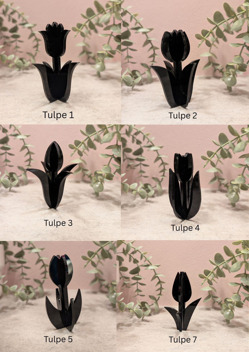 3D-Deko Tulpen Blumen