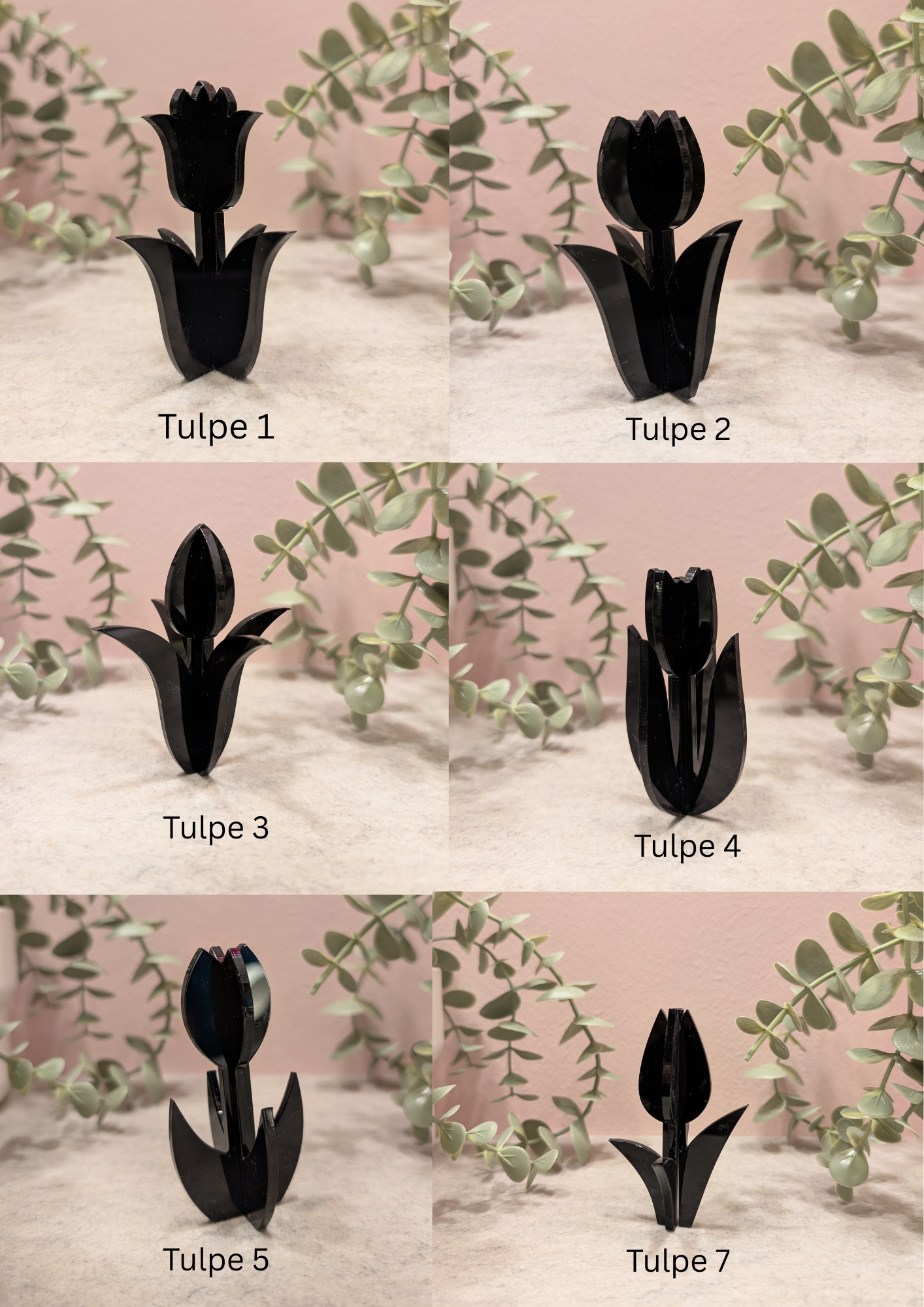 3D-Deko Tulpen Blumen