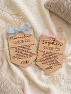 Affirmationsschild zur Einschulung aus Holz | Personalisiertes Geschenk