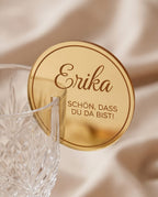 Platzkarten Glasanhänger personalisiert | Event, Jubiläum, Geburtstag & Hochzeit