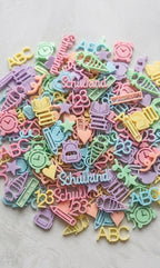 Acryl Tischkonfetti "Schulanfang" | Bunte Streudeko zur Einschulung im Set