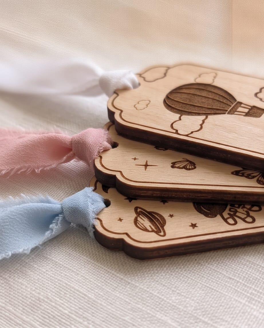 Lesezeichen für Kinder mit Name & Motiv