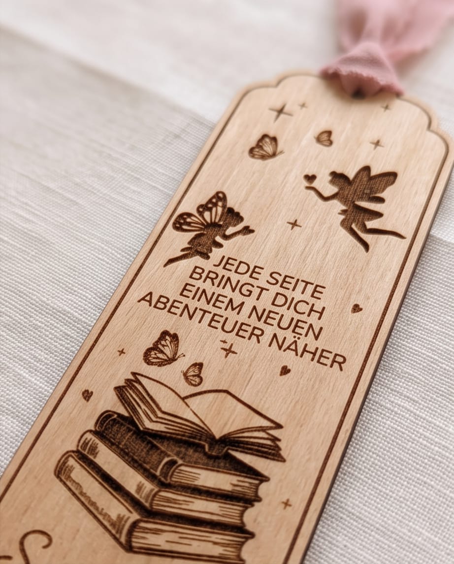 Lesezeichen für Kinder mit Name & Motiv