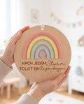 Wandschild "Regenbogen" mit 3D-Acryl