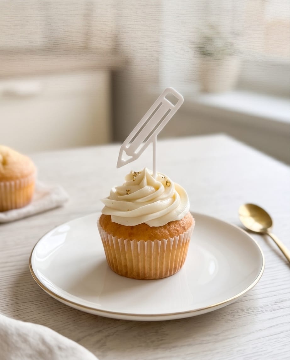 13-teiliges Muffin Topper Set "Einschulung" (Pastell-Mix)