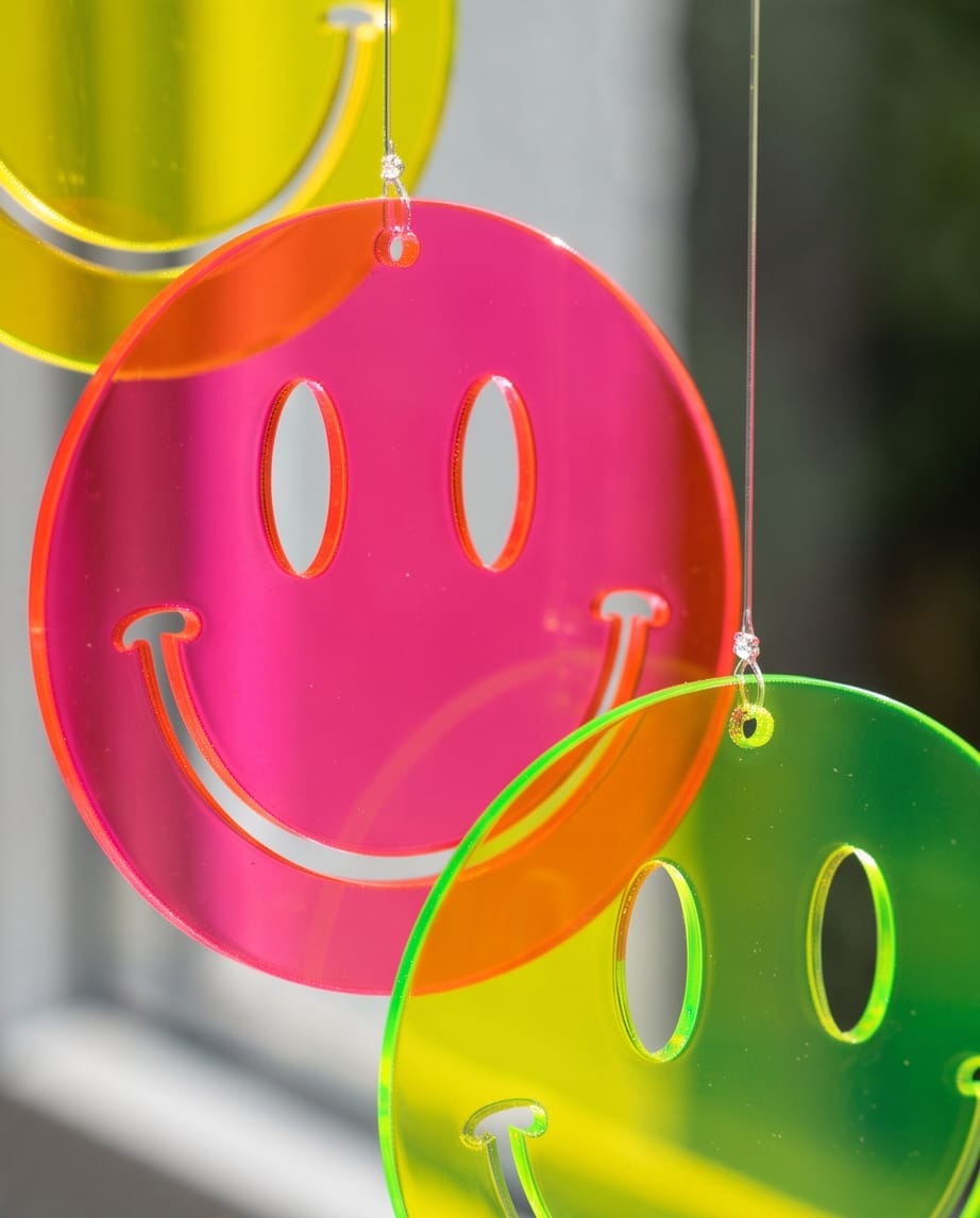Acryl Smiley Sonnenfänger | Fensterdeko