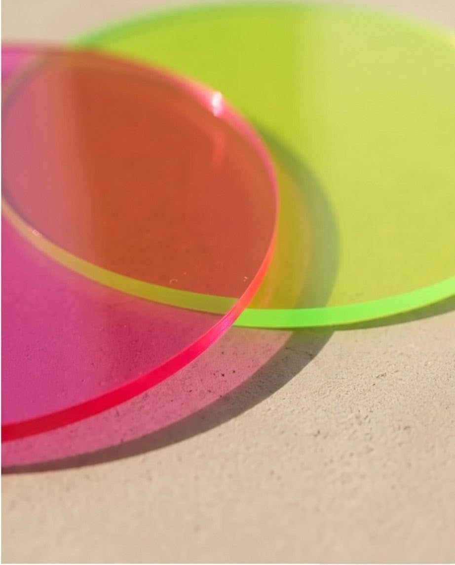 Acryl Sonnenfänger "Kreis" | Bunte Fensterdeko