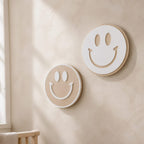 Smileys 3D Wandkunst "Good Vibes" | 2er-Set Holz & Acryl