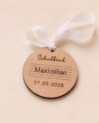 Personalisierter Holz-Anhänger "Schulkind" | Deko für die Schultüte