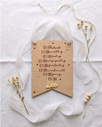Personalisiertes Affirmations-Schild für Kinder | "Ich bin" Holz-Wanddeko mit 3D-Wunschname