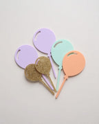 Acryl Cake Topper "Luftballons" im 3er-Set | Tortendeko