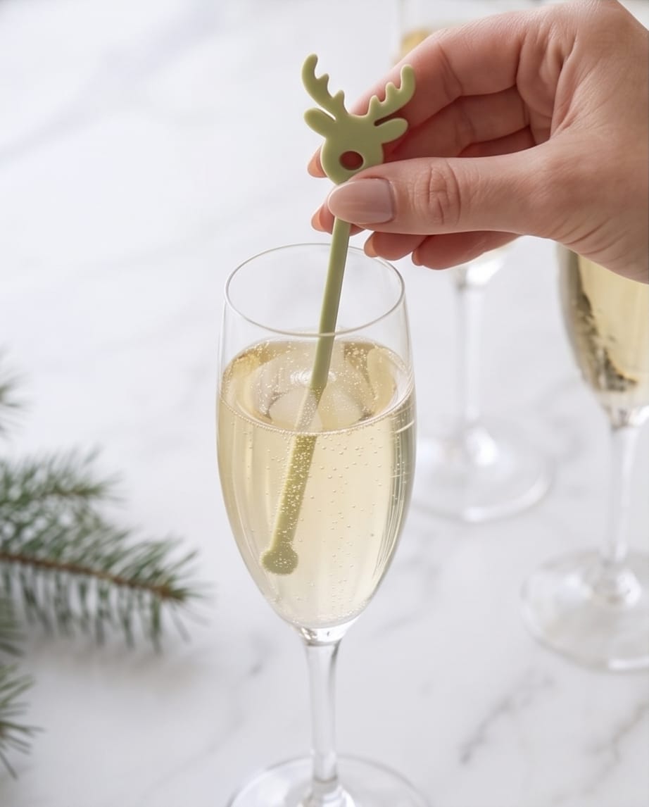 Design Getränkerührer "Pastell Weihnachten" (6er Set)