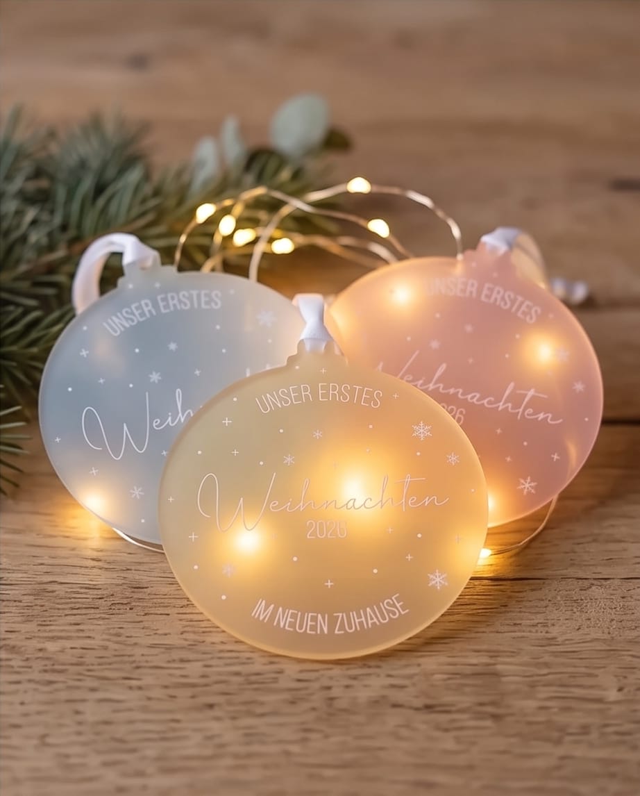 Weihnachtsanhänger "Neues Zuhause"