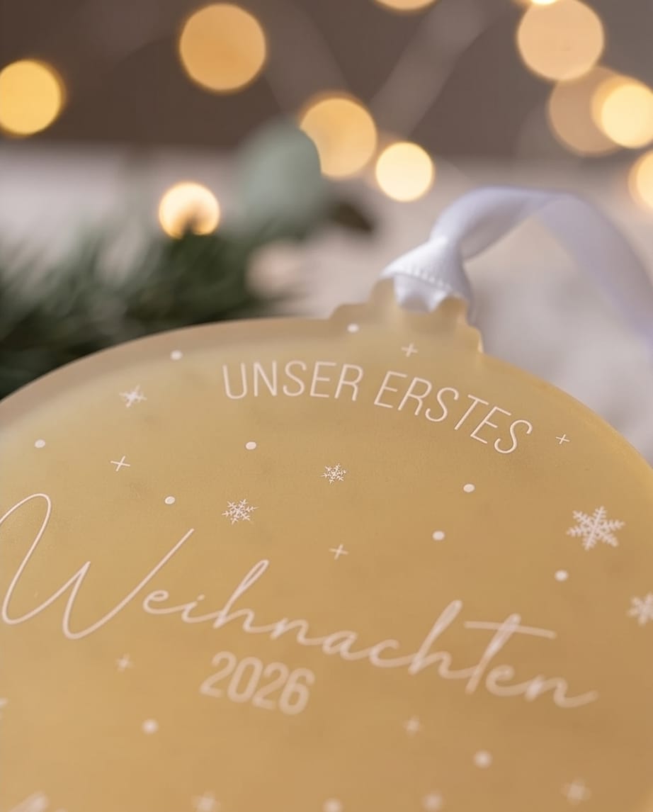 Weihnachtsanhänger "Neues Zuhause"