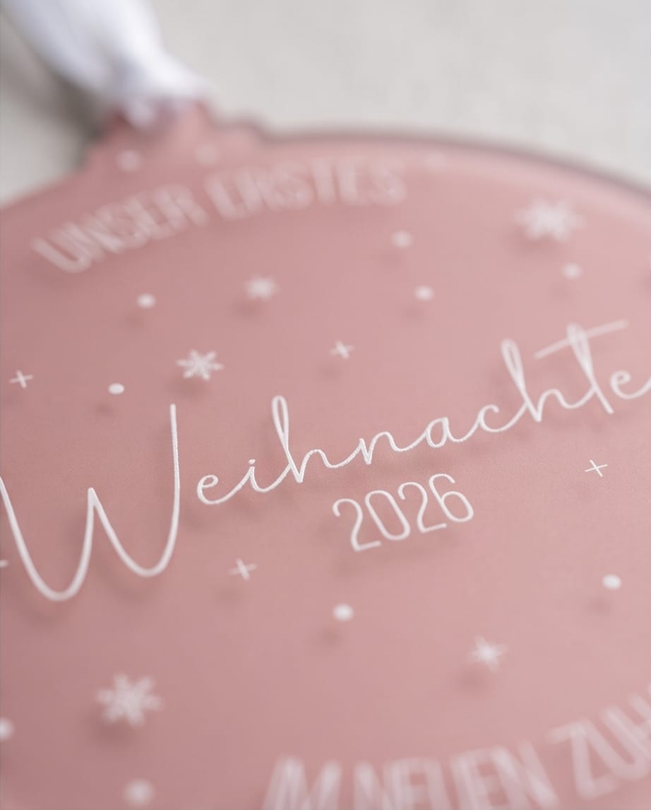 Weihnachtsanhänger "Neues Zuhause"