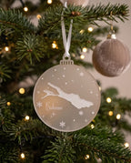 Weihnachtsanhänger "Bodensee Liebe" aus Frost-Acryl