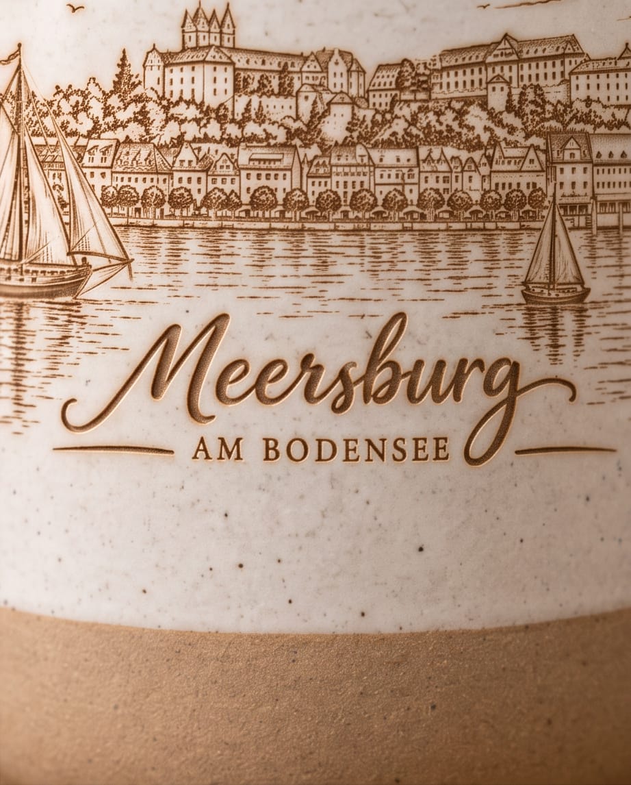 Keramiktasse "Skyline Meersburg"