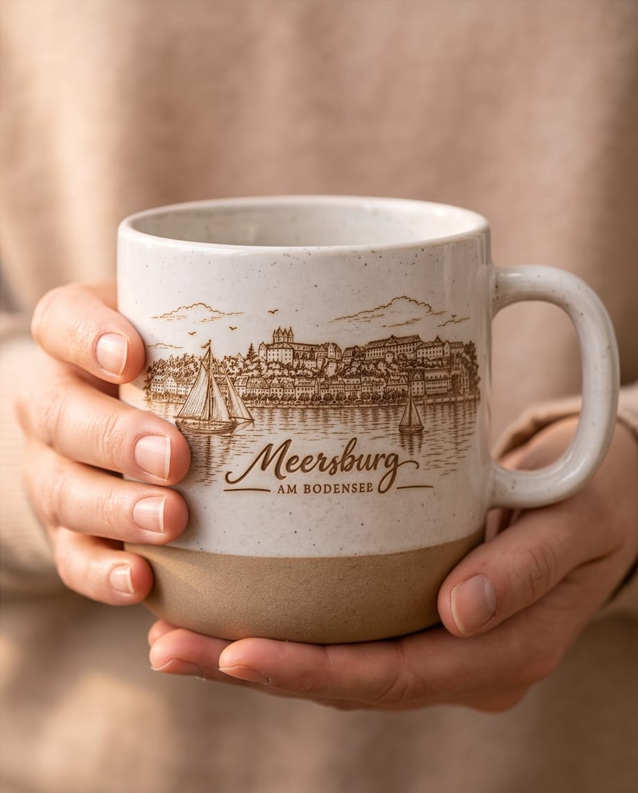 Keramiktasse "Skyline Meersburg"