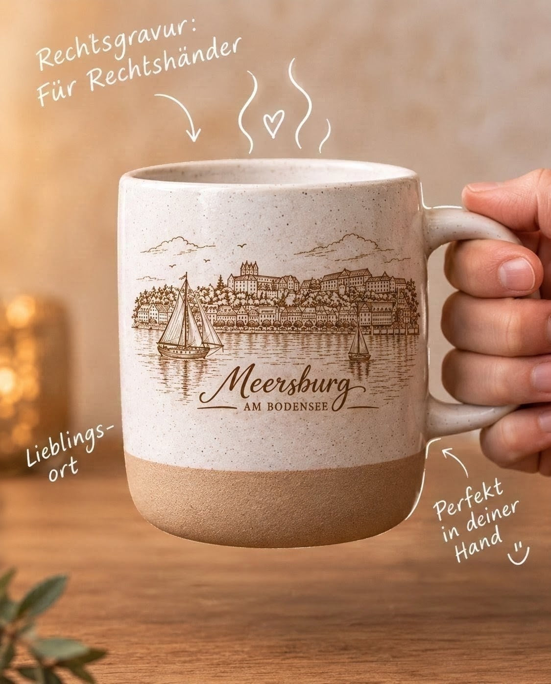 Keramiktasse "Skyline Meersburg"