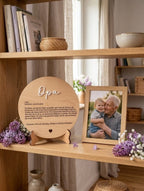 Holzschild "Definition Opa" mit 3D-Schrift | Emotionales Geschenk
