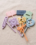 13-teiliges Muffin Topper Set "Einschulung" (Pastell-Mix)